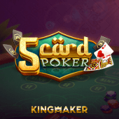 5 Card Poker black scatter games cards icon