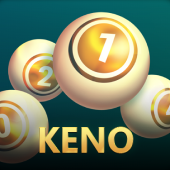 Keno black scatter games cards icon